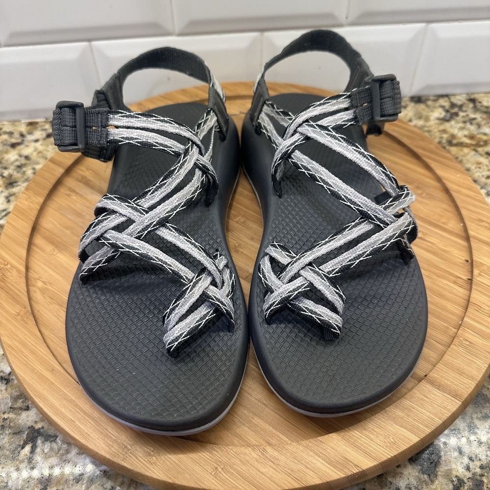 Chaco ZX/2 Sport Sandals Womens Size 9 Apex Gray Strappy Hiking Outdoors Camping